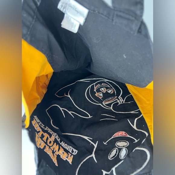 Walt Disney World Happy Halloween Mickey Canvas Tote Trick-or-Treat Bag VINTAGE - Picture 9 of 12